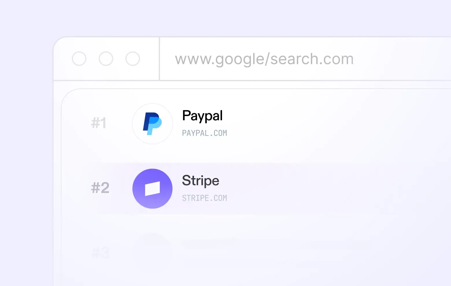 All competitors. Tracked in real time.
